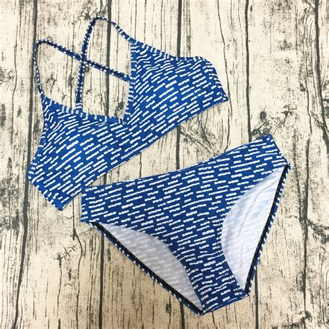 Buy 2018 Sexy Printed Bikinis Brazilian Beach Swim Wear Women Swimwear Push Up