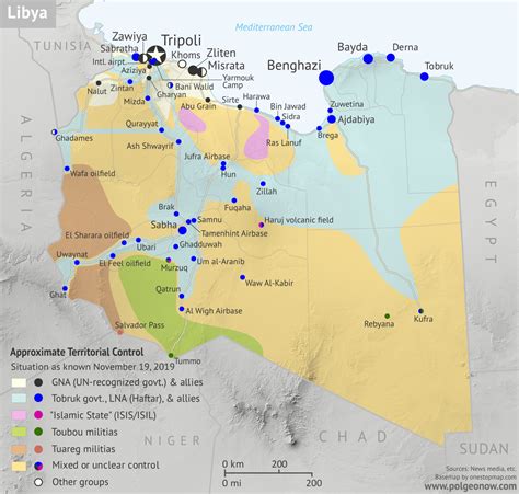 Libya Civil War Map And Timeline November 2019 Political Geography Now