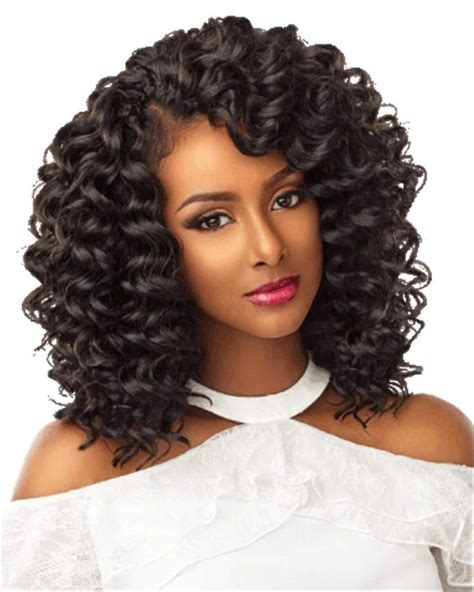 About The Product 1ocean Wave Crochet Braids Hair Extensions Made With
