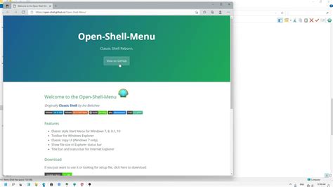 Open Shell Windows 11