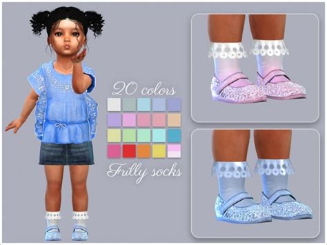 Frilly Socks For Toddlers At Giulietta Sims 4 Updates