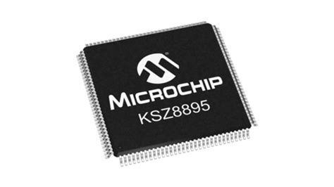 microchip ksz8895mqxia ethernet switch ic 10mbps mii 1 8 v 2 5 v 3 3 v 128 pin pqfp rs