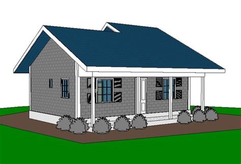 Cottage House Plan Building Plan Cotton Blue Cottage Etsy Canada