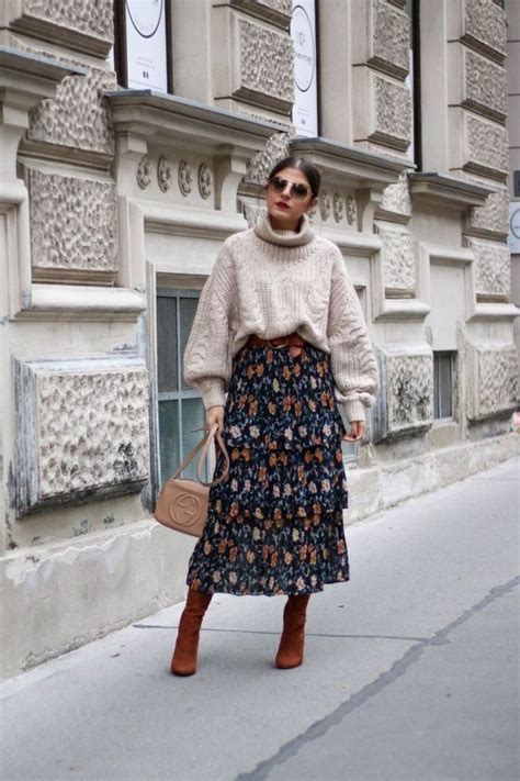 Elegant Midi Skirt Winter Ideas