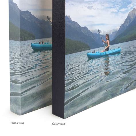 Two Canvases With A Woman In A Kayak On The Water