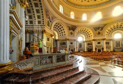 Free Photo Cathedral Malta Church Mosta European Altar Dome Max Pixel