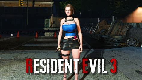 Resident Evil Remake Jill With Extra Classic XL Jiggle Outfit PC Mod Full Walkthrough Stream