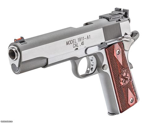 Springfield 1911 Range Officer Stainless 45 Acp 5 7rd Pi9124l