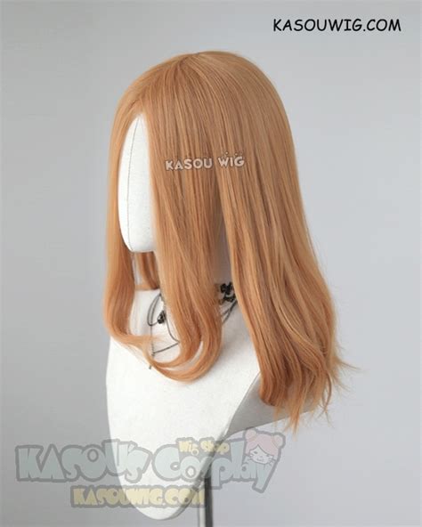 My Hero Academia Camie Utsushimi Medium Length Orange Cosplay Wig