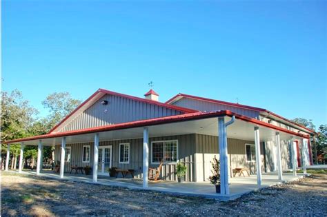 Impressive Metal Barndominium W Abundant Storage 24 Hq Pictures