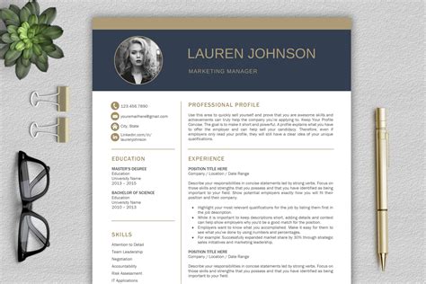 In fact, it facilitates us to introduce ourselves in a brief manner and again date and contact details: Modern Resume Template / CV with Cover Letter