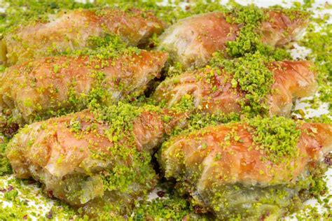 Turkish Dessert Sobiyet Baklava Stock Photo Image Of Baklawa Bakery