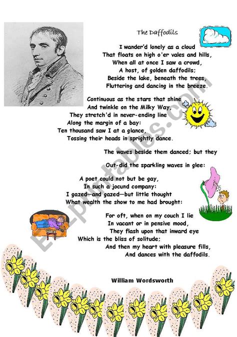 🏆 Summary The Poem Daffodils By William Wordsworth What Is The Summary