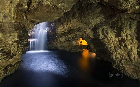 Smoo Cave In Durness Scotland 2016 Bing Desktop Wallpapers