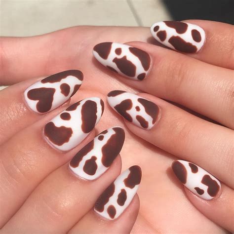 Pin By Kimberly Penzer On Nails Cow Nails Nails Gel Nails