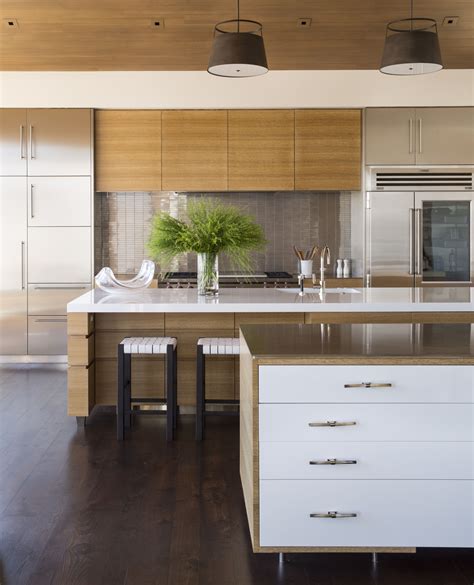 Aspen Retreat Modern Kitchen With Wood Cabinetry Kitchen Design