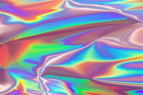 Holographic Pattern Holographic Wallpapers Rainbow Wallpaper