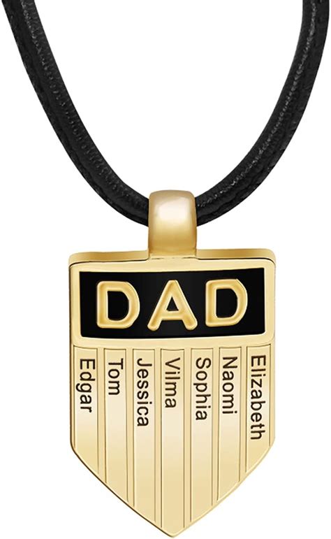 Cm Personalized Men S Dad Necklace Custom Name Necklaces With Free