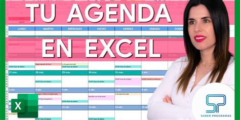 Crea Tu Calendario Agenda En Excel Plantilla Automática
