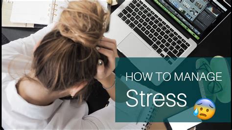 Stressed Out 6 Strategies To Cope With And Manage Stress Youtube