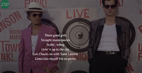 Uptown Funk Lyrics Mark Ronson Ft Bruno Mars Lyricswaala