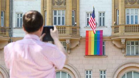 Us Embassy In Moscow Flies Gay Pride Flag The Moscow Times