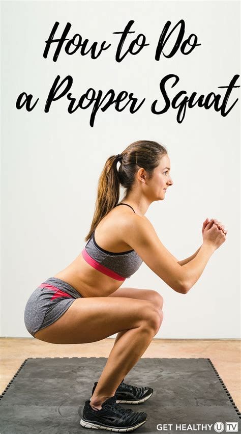 How To Do A Squat Using Proper Form Ghutv In 2020 Squats How To Do