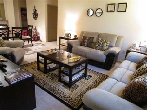 Cheetah printing & design 1711 north murray blvd. Living room accented with cheetah print throw pillows and ...