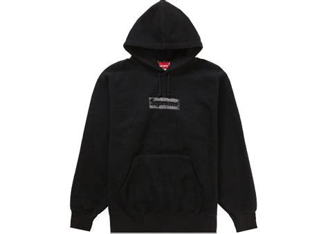 Supreme Inside Out Box Logo Hooded Sweatshirt Black Ss23 Mx