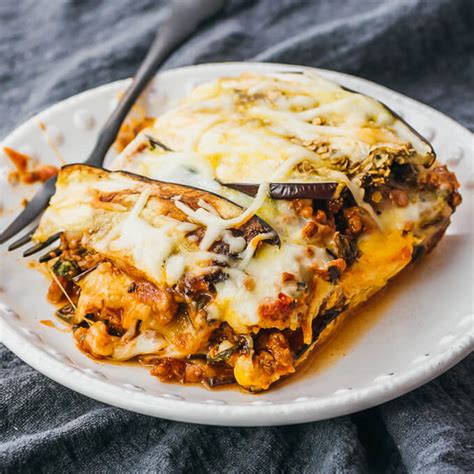 Eggplant Lasagna Low Carb Gluten Free Savory Tooth