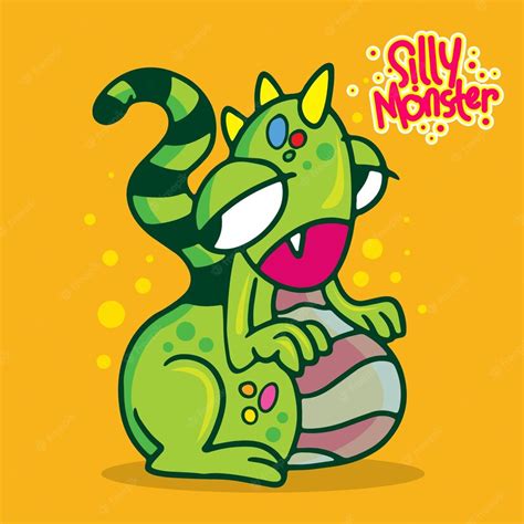 Premium Vector Cartoon Character Monster