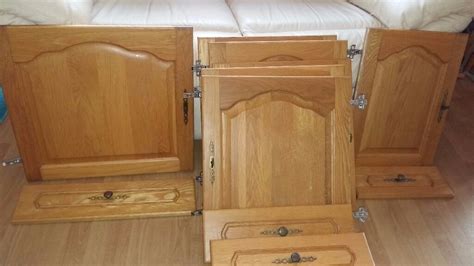 Solid Light Oak Kitchen Cupboard Doors And Drawer Fronts