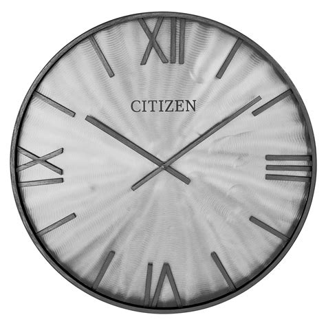 Citizen Clocks Gallery 24 In Industrial Metal Wall Clock