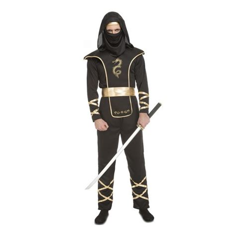 Disfraz De Black Ninja Adulto Fiestasmix