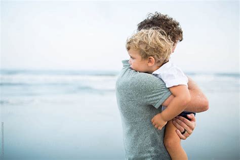 Father And Son Embrace By Stocksy Contributor Paige Stumbo Stocksy