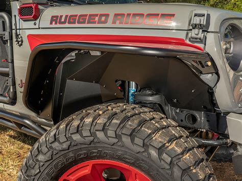 2023 Jeep Wrangler Wheel Well Liners Rugged Ridge
