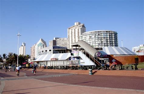 Beach Front Promenade In Durban South Africa Editorial Photography