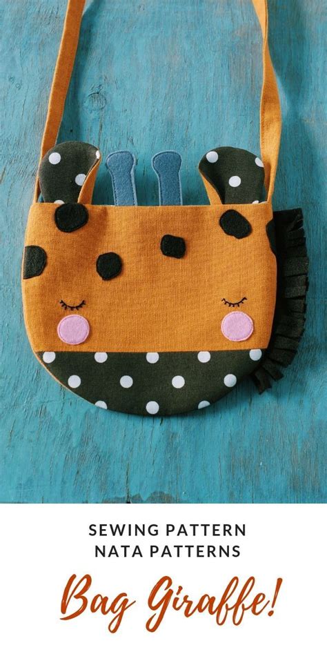 Giraffe T For Kids For Baby For Girl Giraffe Bag Animal Bag Sewing