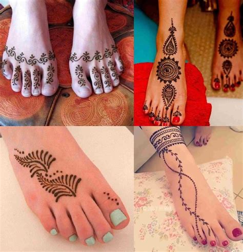 Easy Mehndi Designs For Feet