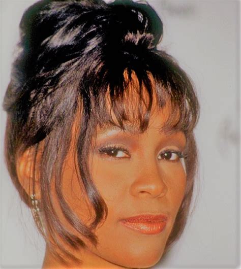 Whitney Houston Whitney Houston Celebrity Hairstyles Beauty Girl