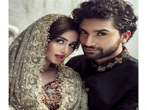 Ahad And Sajal Are Goals In This Bridal Shoot Reviewitpk