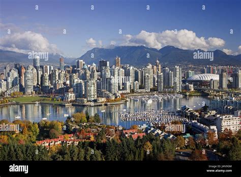 Canada British Columbia Vancouver Town View False Creek Centre Of