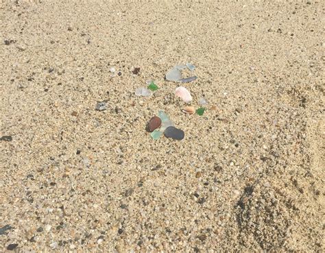 Treasures Of Sea Glass From The Waves To The Beach In Mexico With