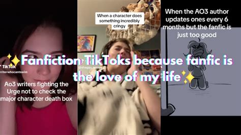 Fanfiction Tiktoks Because Fanfic Is The Love Of My Life Youtube