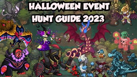 Halloween Event Hunt Guide 2023 Pokemon Revolution Online Youtube