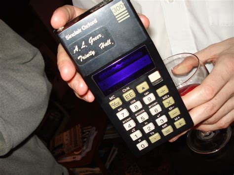 More secrets in Lindsay's archive, the original pocket calculator made