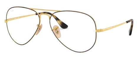 Ray Ban Optical Rx6489 Aviator Prescription Eyeglasses