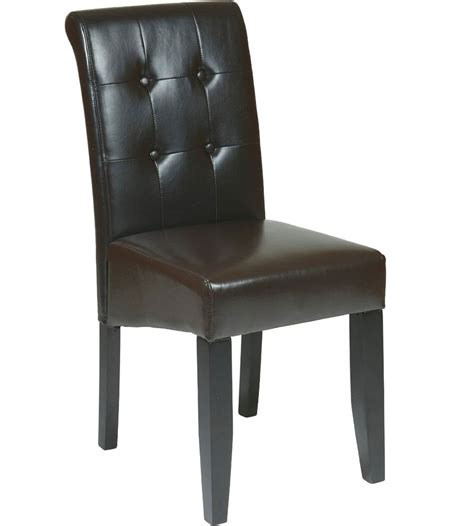 Get the best deals on dining room leather chairs. Faux Leather Dining Chair in Dining Chairs