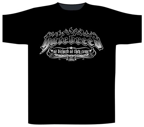 hatebreed die hard shirt s m l xl xxl official t shirt hardcore metal tshirt ebay