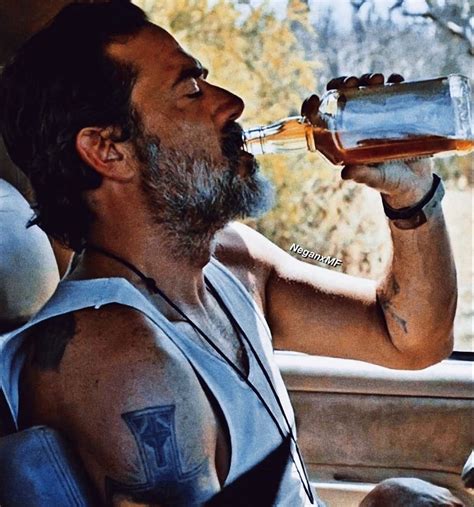 𝘑𝘦𝘧𝘧𝘳𝘦𝘺 𝘋𝘦𝘢𝘯 𝘔𝘰𝘳𝘨𝘢𝘯 On Instagram “hot Even While Drinking 😫🥵 Negan